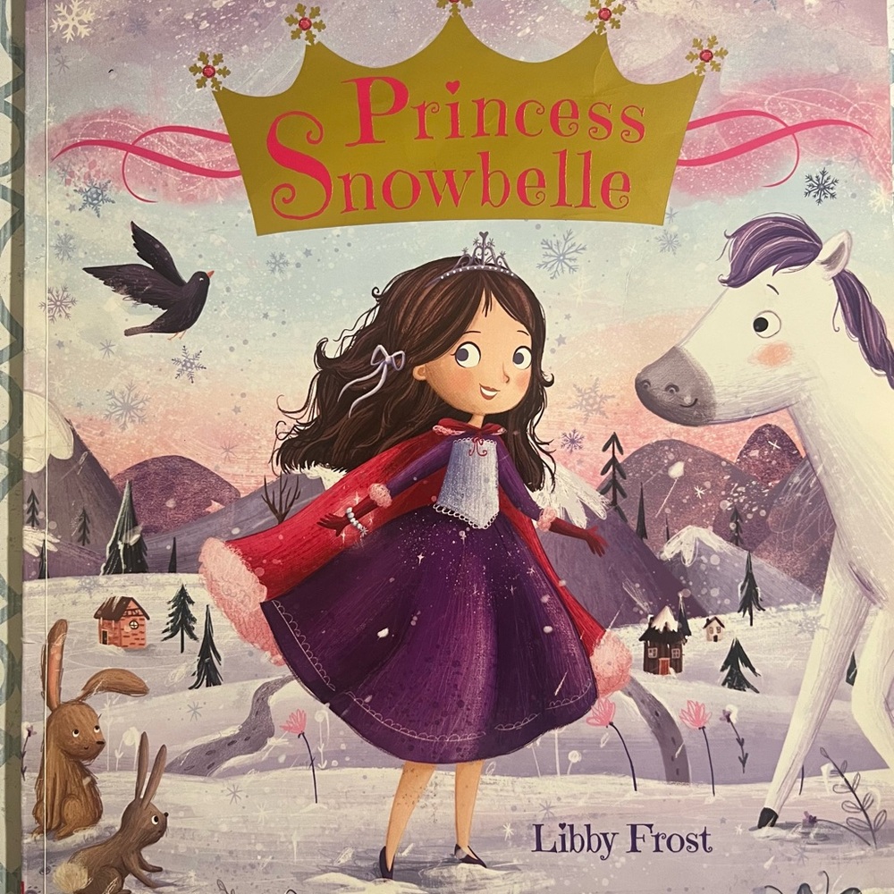 Scholastic Princess Snowbelle Picture Book - Purple, Pink, Red